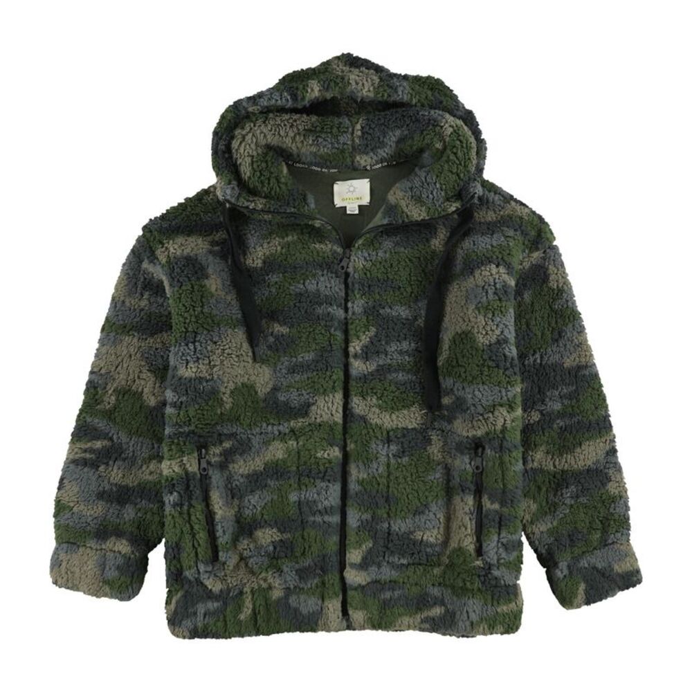 OFFLINE Womens Camo Sweat Looks Good On You Hooded Sweater, NWT